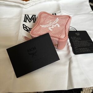 MCM Blush Pink Coin Pouch